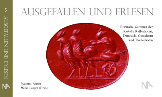Titelbild des fünften Bandes der Schriften aus dem LIMESEUM zum Thema römische Gemmen aus Mittelfranken